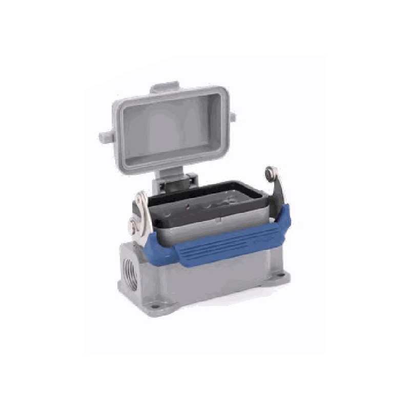 Embase en saillie 10B, Aluminium moulé sous pression, IP65, Sortie horizontale, M20